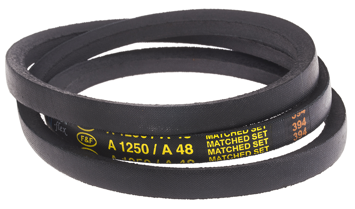 RS PRO Drive Belt, belt section A, 1220mm Length