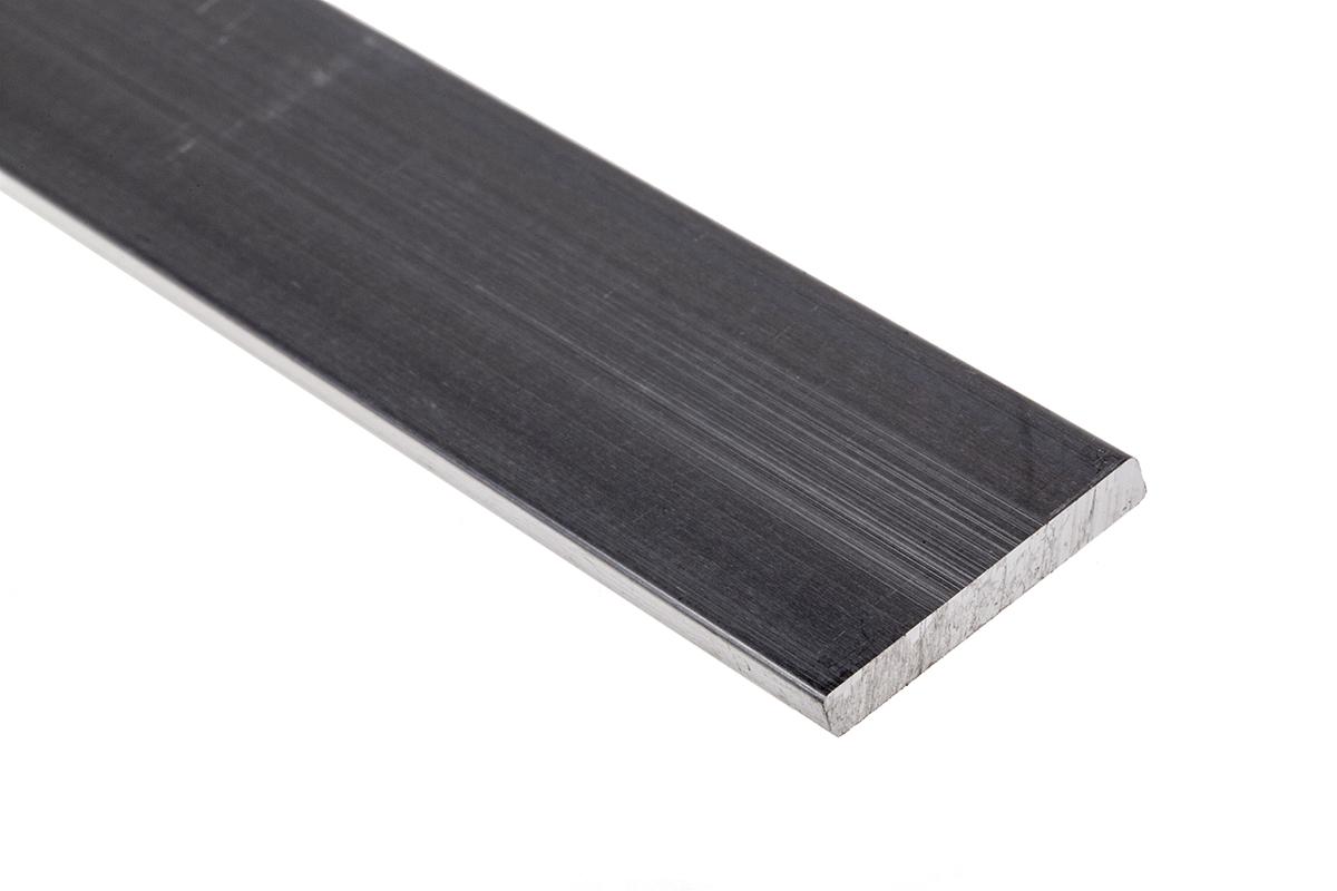 RS PRO Aluminium Flat Bar, 1in W, 1/8in H, 24in L