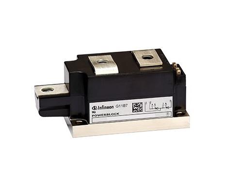 Infineon TD330N16KOFHPSA2, Dual Thyristor Module 1600V, 330A 200mA 520A