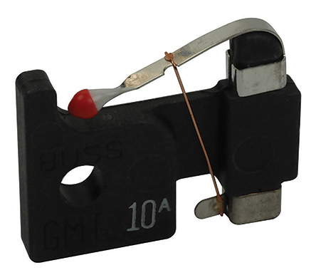 Eaton 0.5A Red Fast Acting Car Fuse, 60 V dc, 125V ac With Indicator