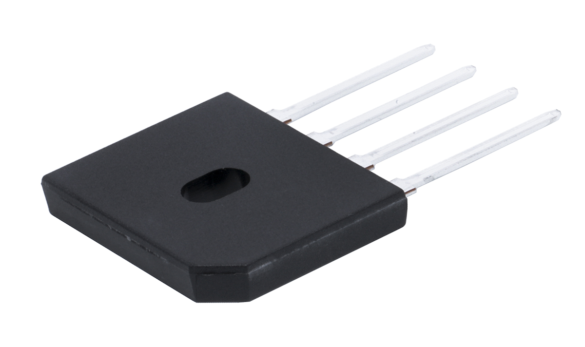 Diodes Inc Bridge Rectifier, 10A, 600V, 4-Pin