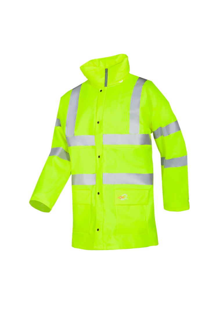 Sioen Uk Yellow Unisex Hi Vis Winter Jacket, L