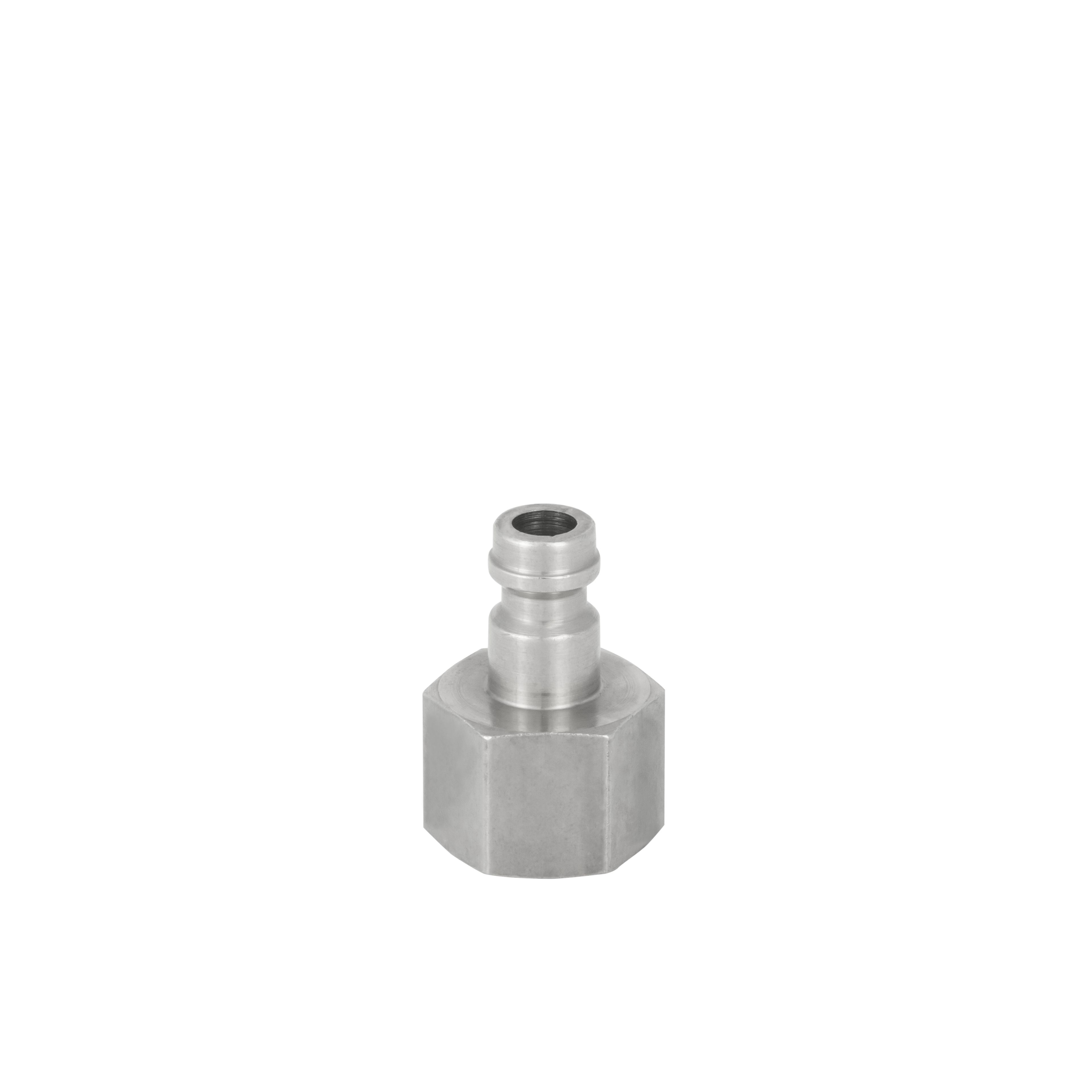 RS PRO Brass Male Pneumatic Quick Connect Coupling, G 1/8 Female Threaded