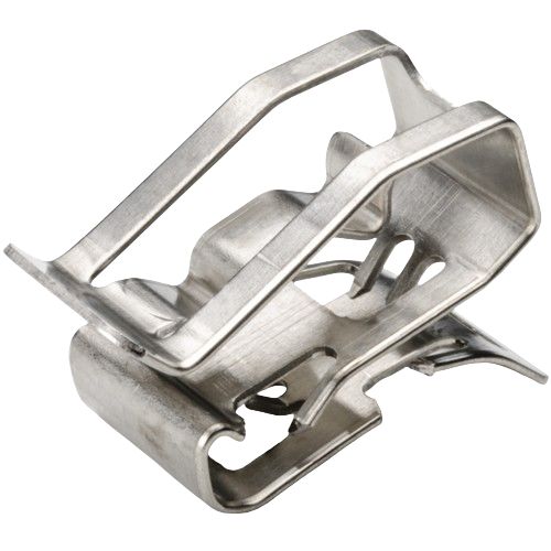 HellermannTyton Metallic Stainless Steel Cable clip, 7.6mm Max. Bundle