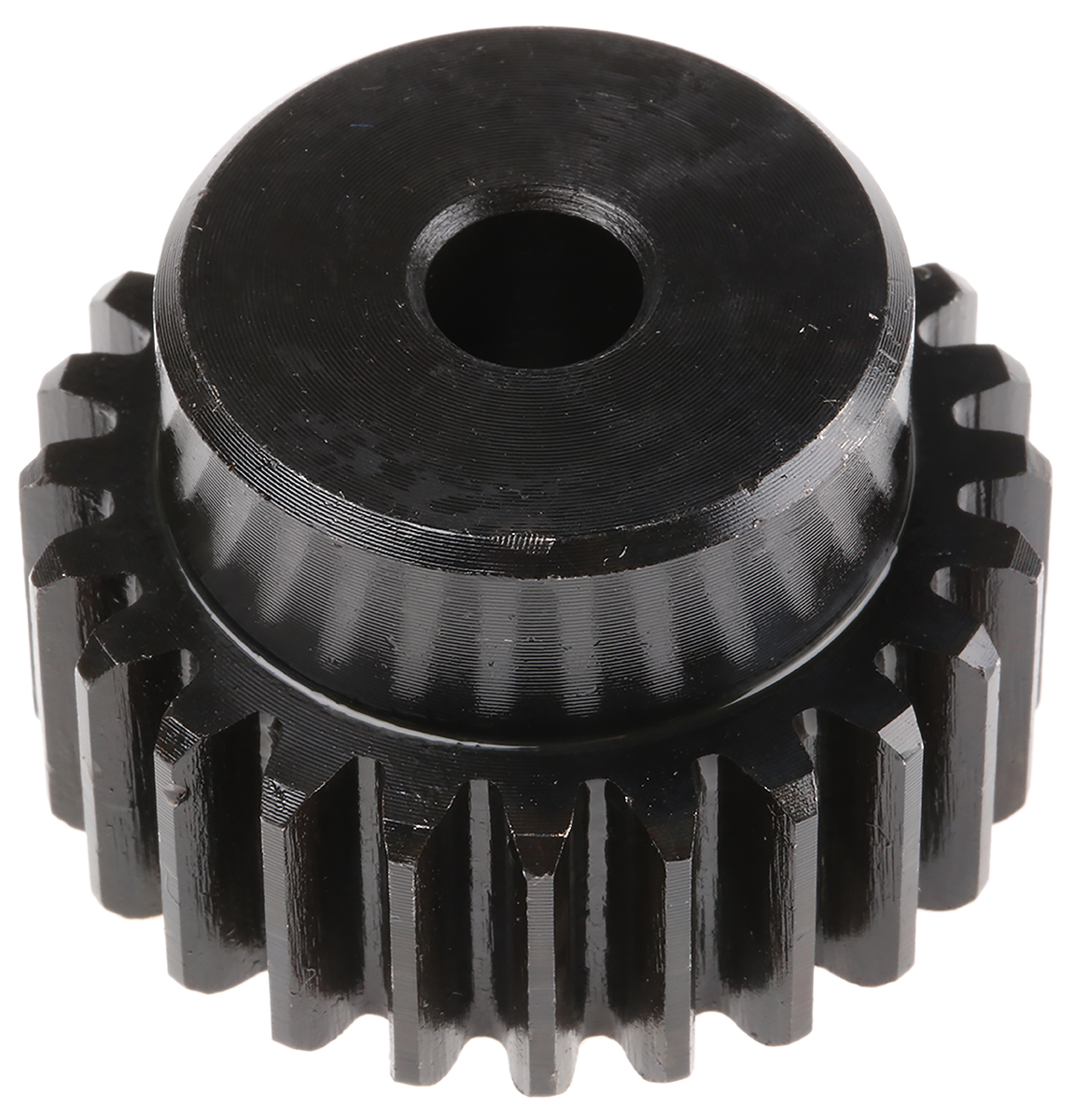 RS PRO Steel 24 Teeth Spur Gear, 1.5 Module, 8mm Bore Diam, 36mm Pitch Diam, 28mm Hub Diam