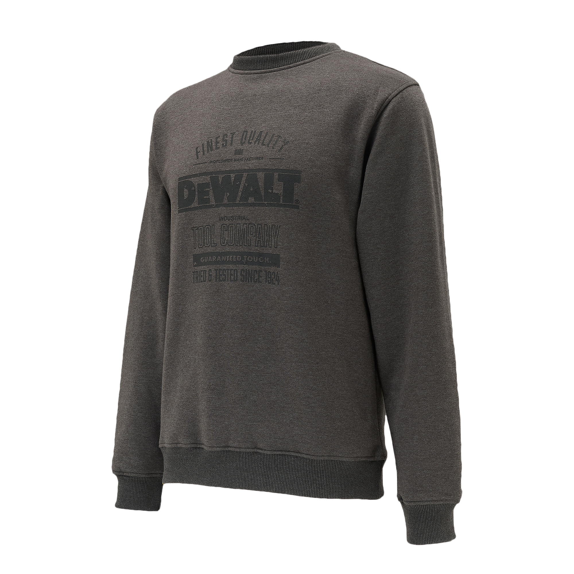 DeWALT Delaware Grey 35% Cotton, 65% Polyester Work Sweatshirt L
