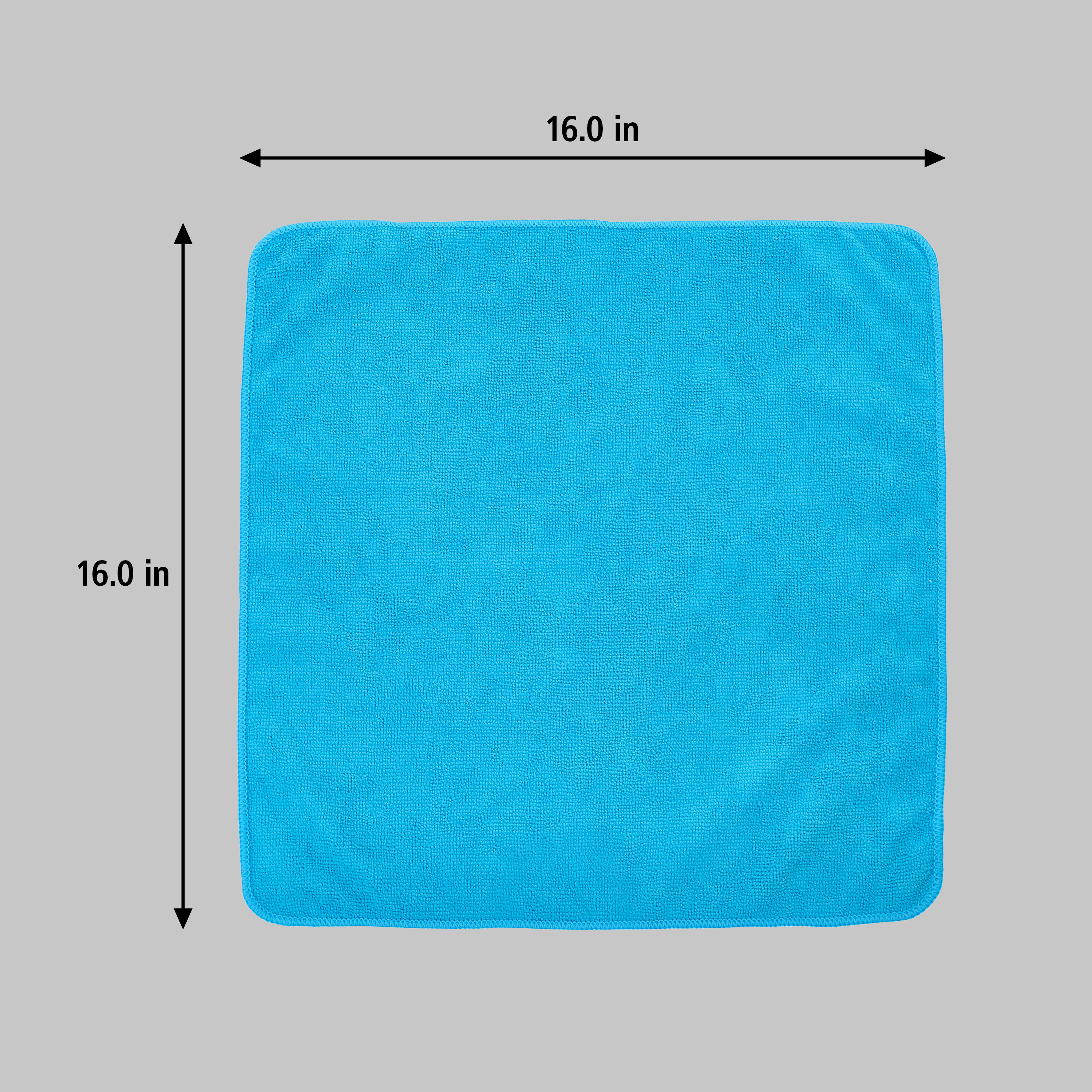 Rubbermaid Commercial Products HYGEN MF R-40 Cloth Blue Microfibre Cloths for Wet/Dry, Case of 24