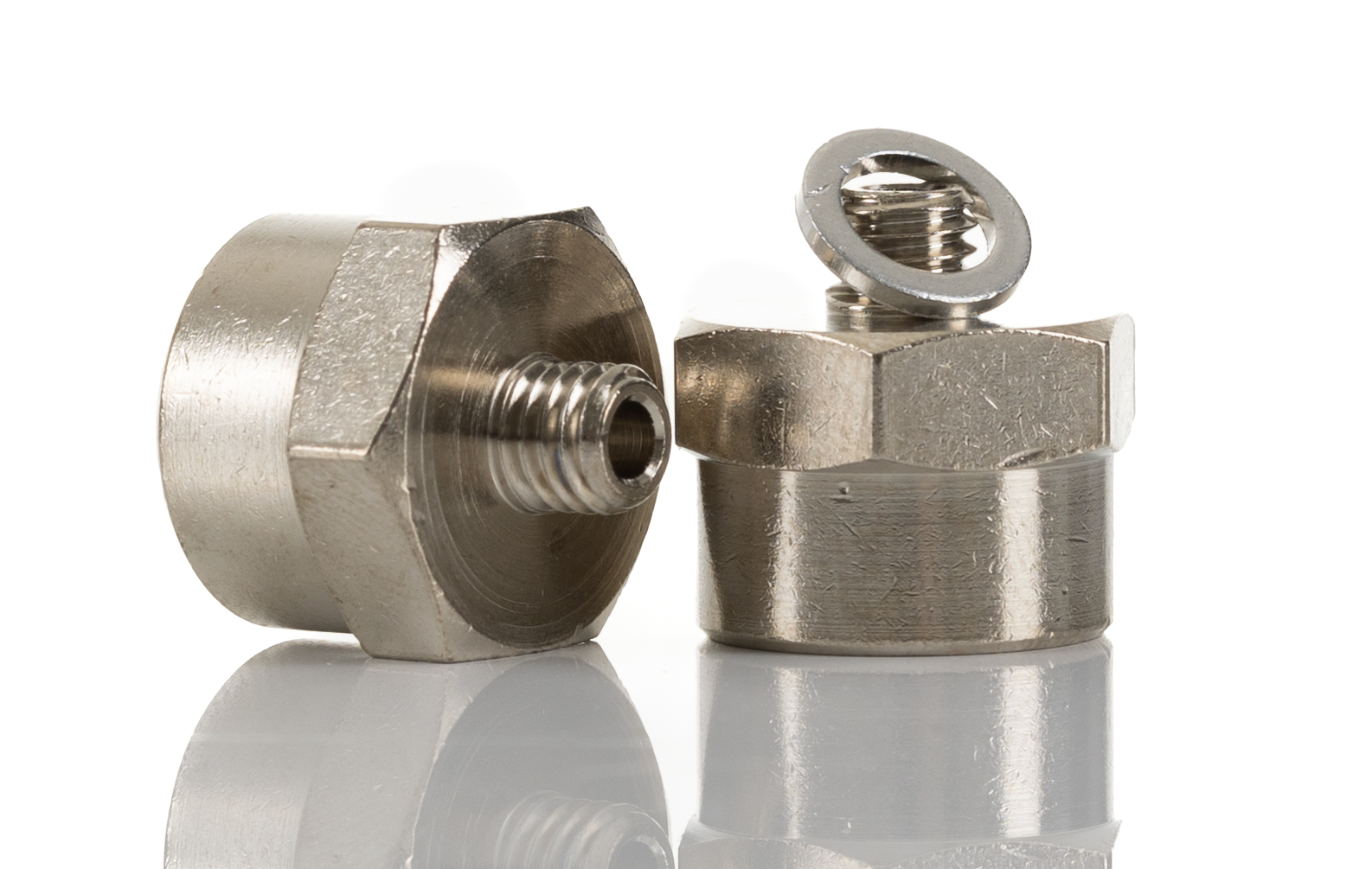 Norgren 15 and 16 Series Series Straight Threaded Adaptor, M5 Male to G 1/8 Female, Threaded Connection Style