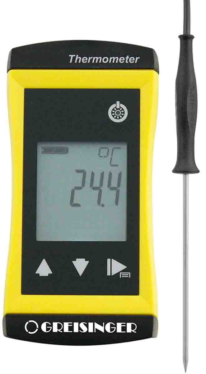 RS PRO RS 1710 Wired Digital Thermometer, 1 Input(s), +250°C Max - With RS Calibration