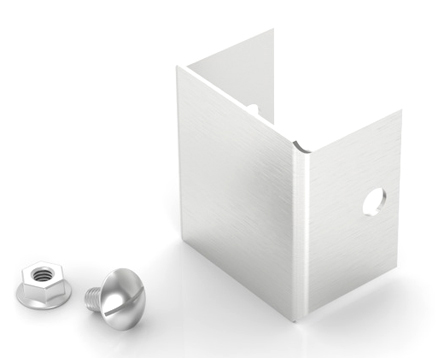 RS PRO 304 Stainless Steel Cable Trunking Accessory, 75 x 75mm