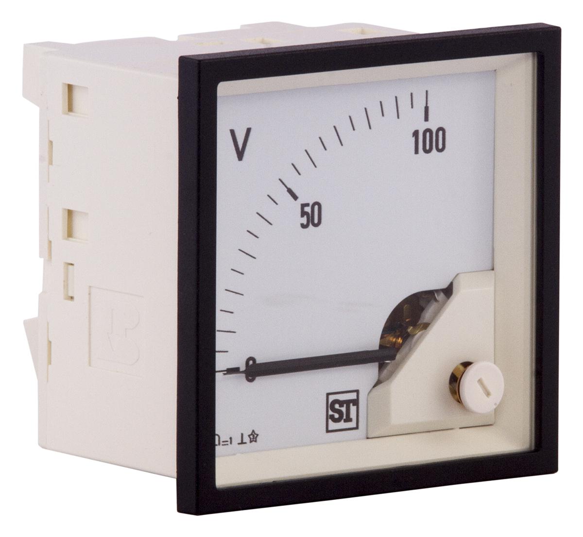 Sifam Tinsley Sigma Series Analogue Voltmeter DC, 68 x 68 mm
