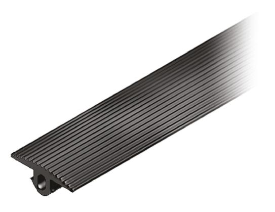 RS PRO Black Nitrile Cover Strip, 8mm Groove Size, 20m Length