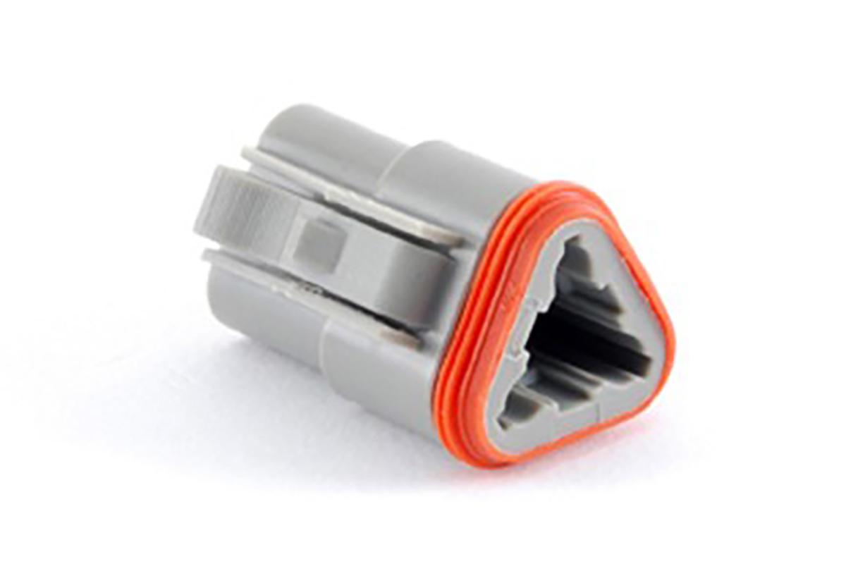 Amphenol Industrial, AT Automotive Connector Plug Grey Cable Mount 3 Way, Crimp Termination AT06-3S-RD01