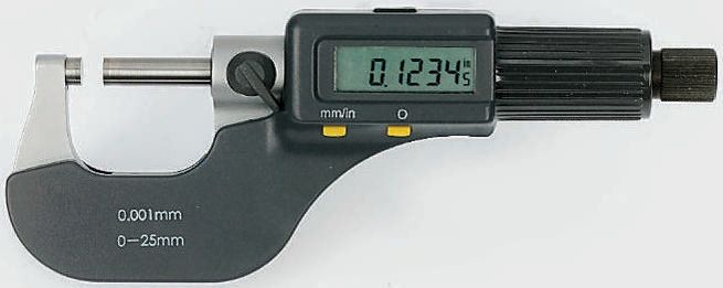 RS PRO External Micrometer, Range 0 mm →25 mm, With UKAS Calibration