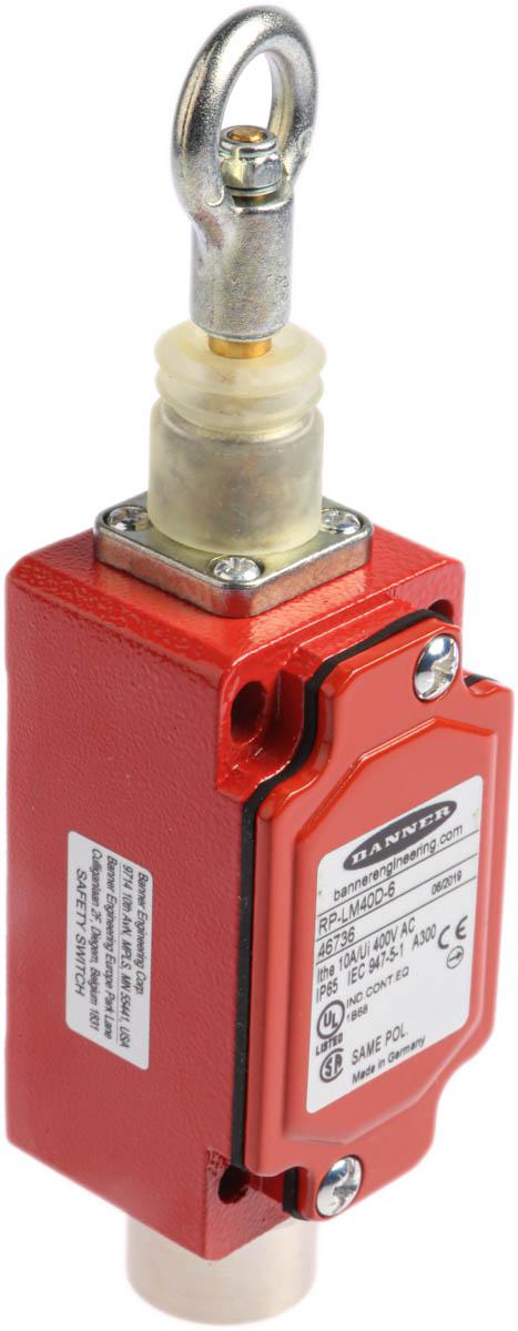 Banner RP-LM40D Rope Pull Switch, 6m, Straight