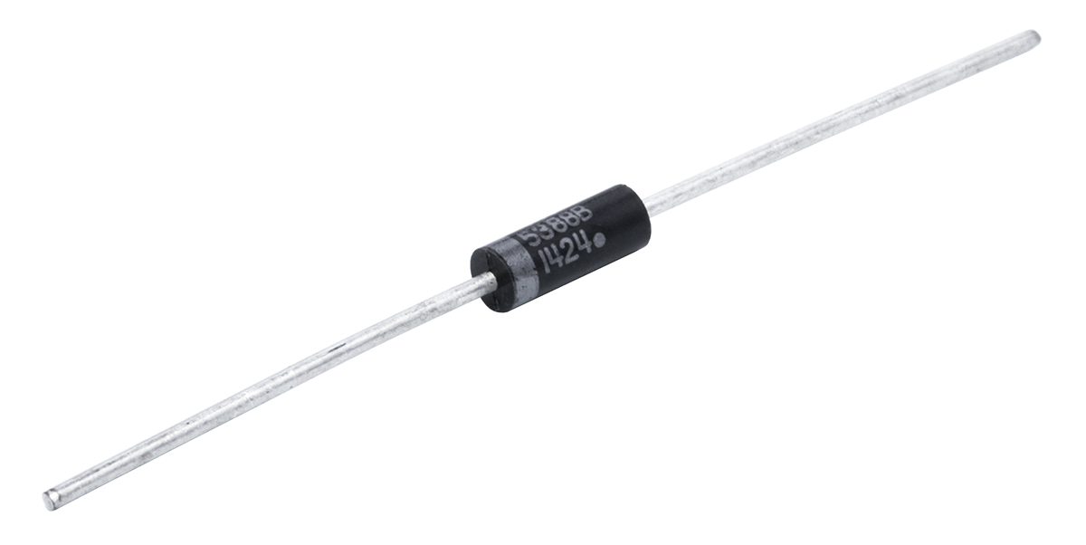onsemi, 200V Zener Diode 5% 5 W Through Hole 2-Pin Surmetic 40