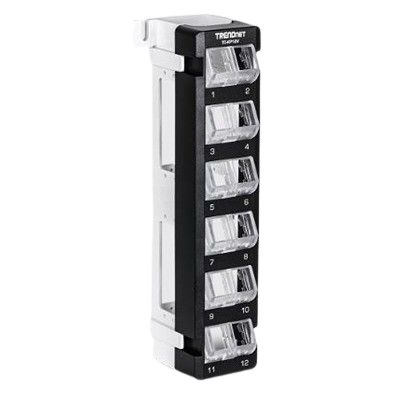 Trendnet TC Series 12 Port Patch Panel 255mm Black