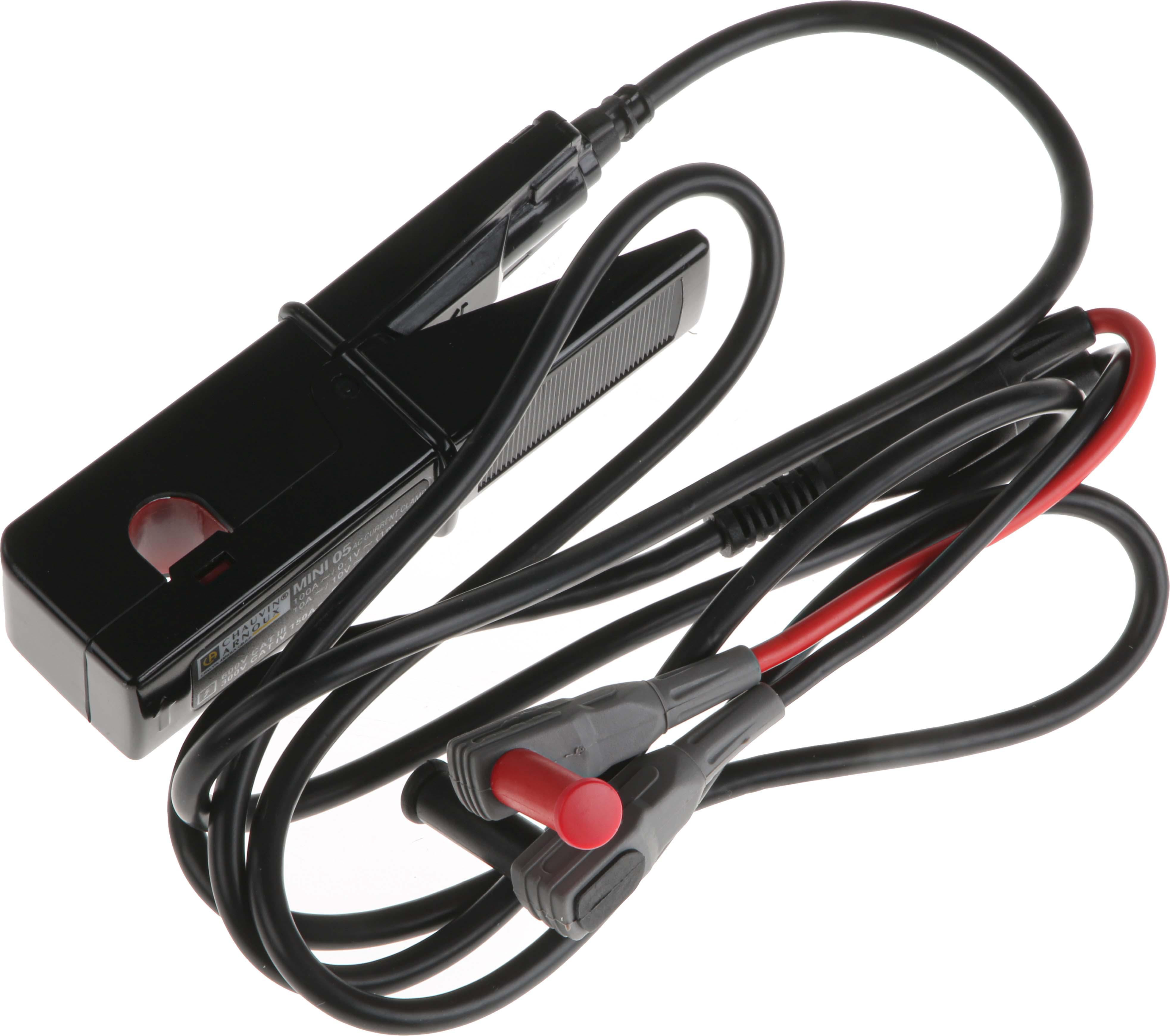 Chauvin Arnoux MINI 05 Current Clamp, AC Adapter, 100A ac AC Max, Voltage Output