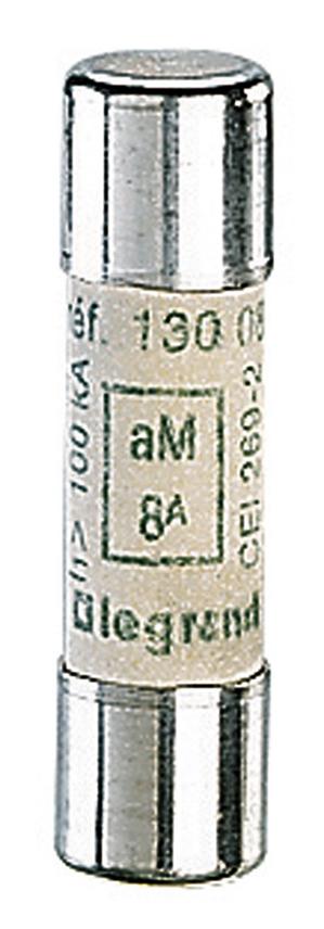 Legrand 8A Ceramic Cartridge Fuse, 10 x 38mm