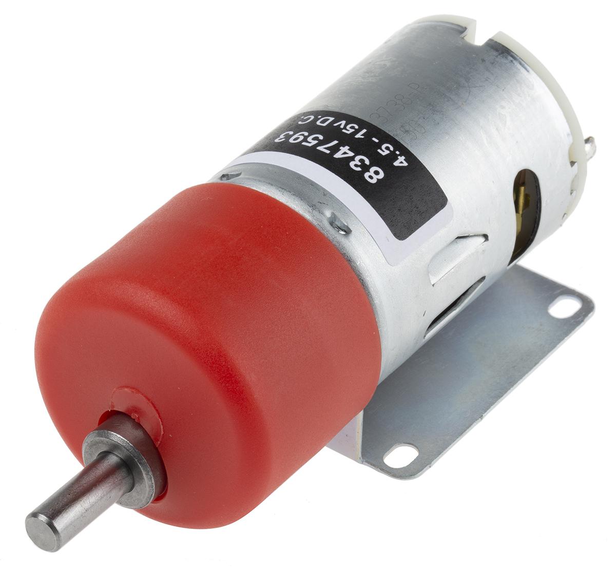 RS PRO Brushed Geared DC Geared Motor, 19.8 W, 12 V dc, 29 Ncm, 12048 rpm, 6mm Shaft Diameter