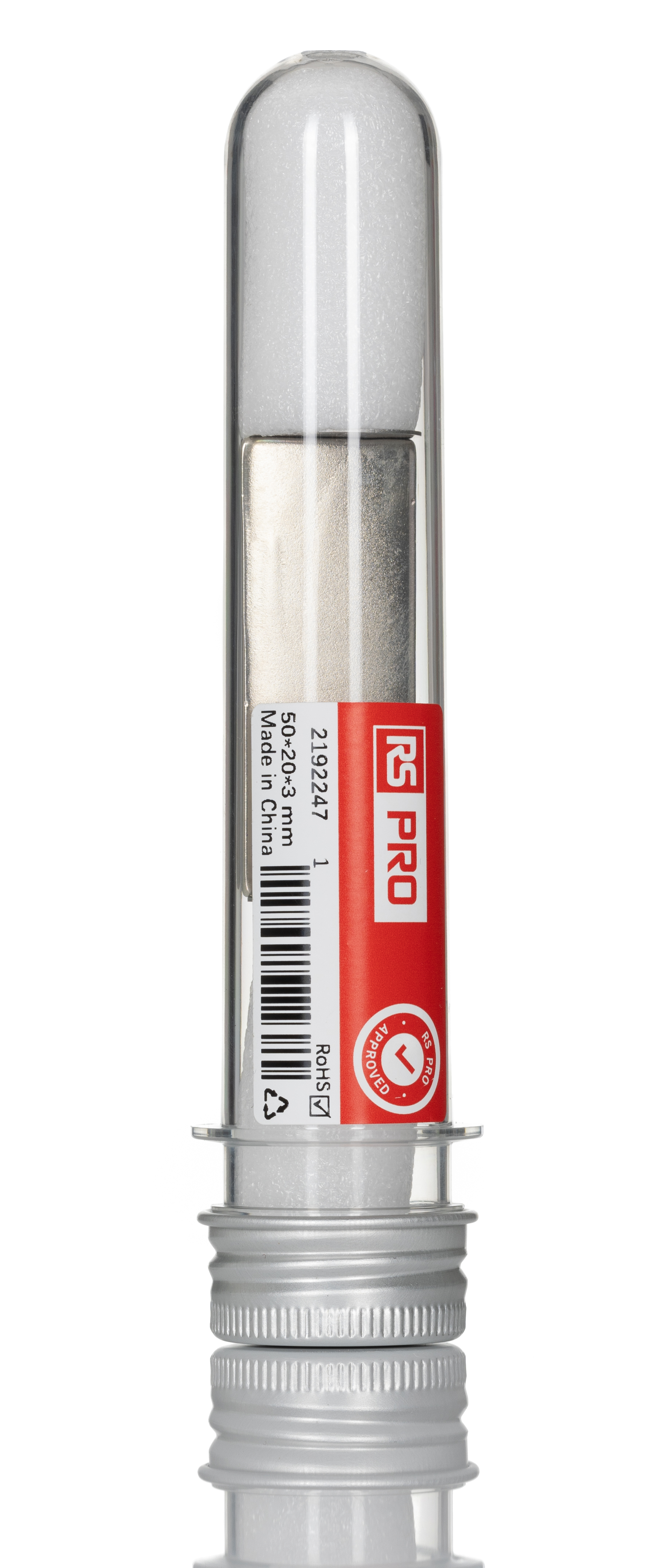 RS PRO Neodymium Magnet 6.49kg, Length 50mm, Width 20mm
