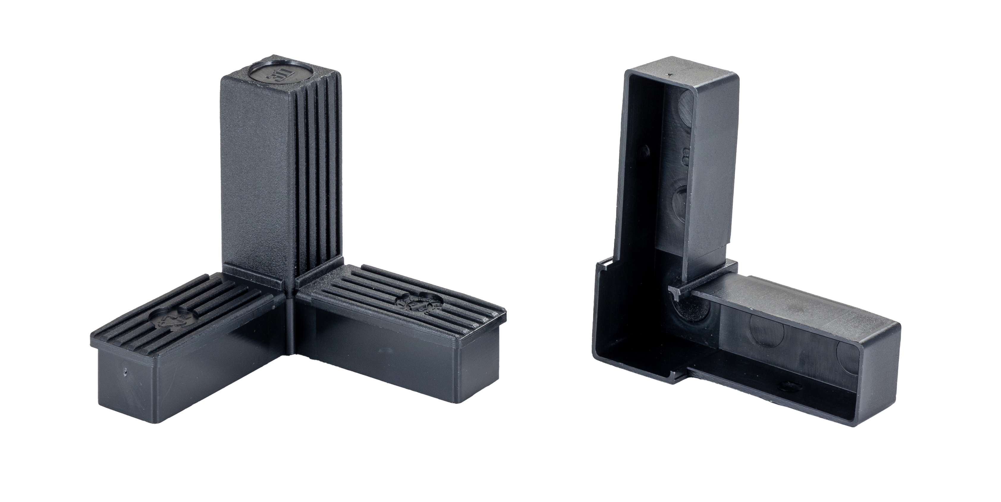 RS PRO 3-Way Connector, Square Tube Connector, Strut Profile 25 mm