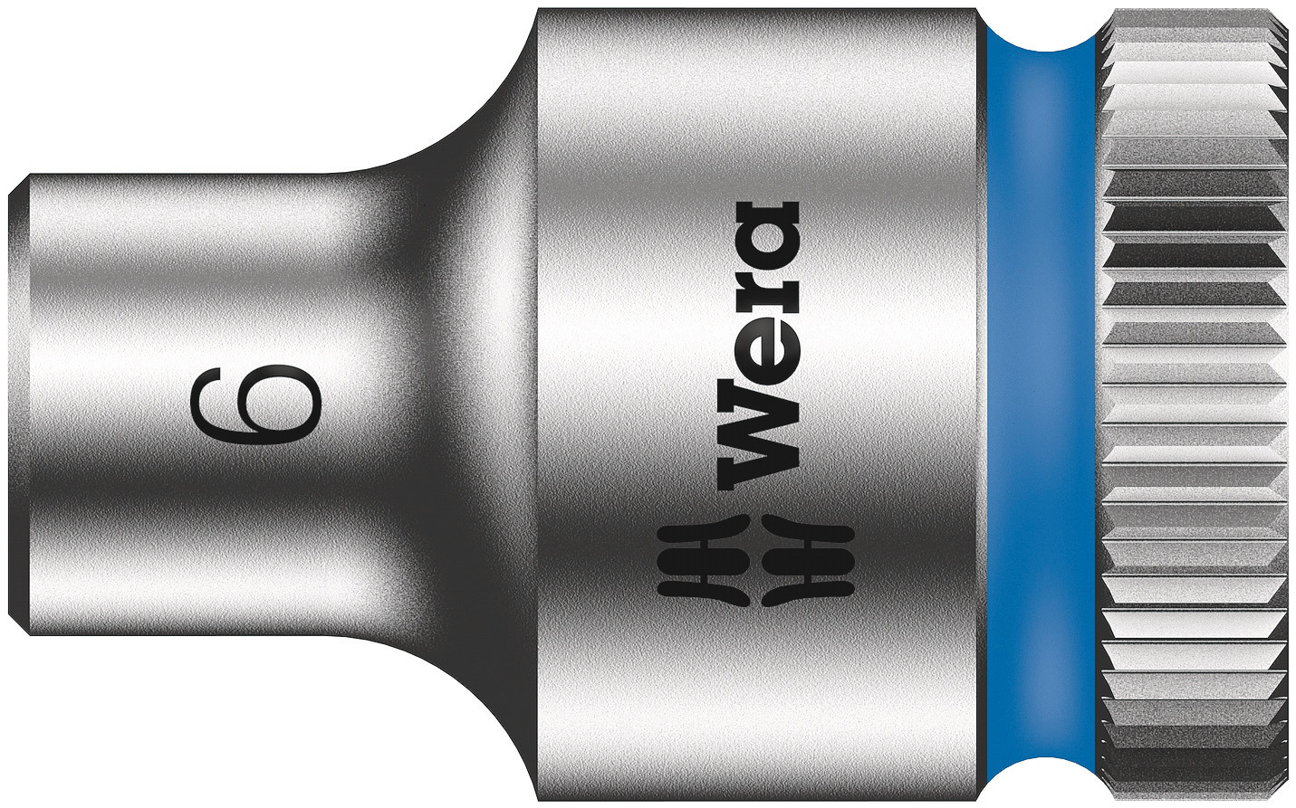 Wera 3/8 in Drive 6mm Standard Socket, 6 point, 29 mm Overall Length