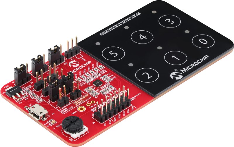 Microchip MTCH1060 Evaluation Kit Capacitive Touch Sensor Evaluation Kit for MTCH1060 MTCH1010/MTCH1030/MTCH1060