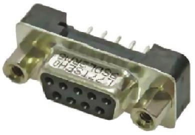 Amphenol Communications Solutions L717TS 9 Way Through Hole D-sub Connector Plug, with 4-40 UNC Threaded Inserts,