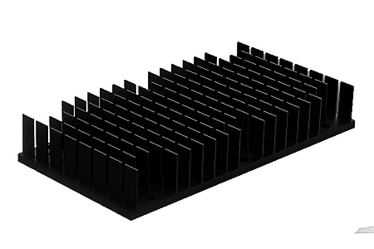 SPREADFAST Heatsink, 1/1 Brick DC/DC Converter, 116.8 x 61 x 18.2mm