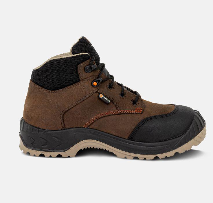 Parade NOUMEA Brown Composite Toe Capped Unisex Ankle Safety Boots, UK 7, EU 41