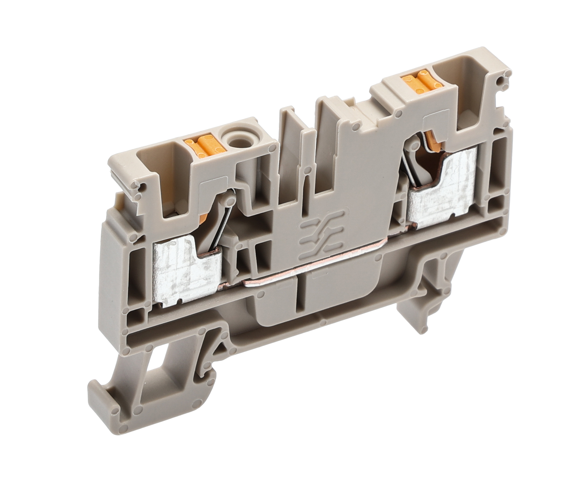 Weidmuller 2051180000 A Series Dark Beige, 6mm², Single-Level, Push In Termination, ATEX, IECEx