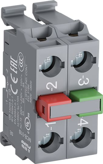 ABB MCB Series Contact Block, 690V, 1NO+1NC