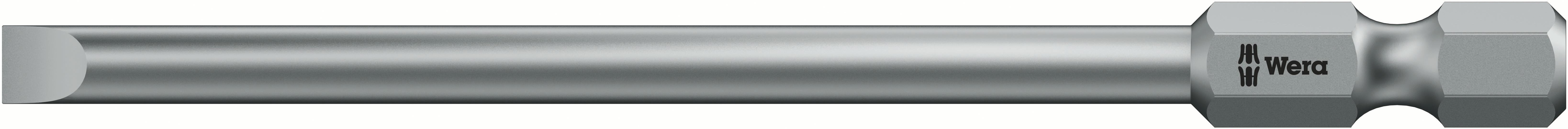 Wera Slotted Screwdriver Bit, SL8 Tip