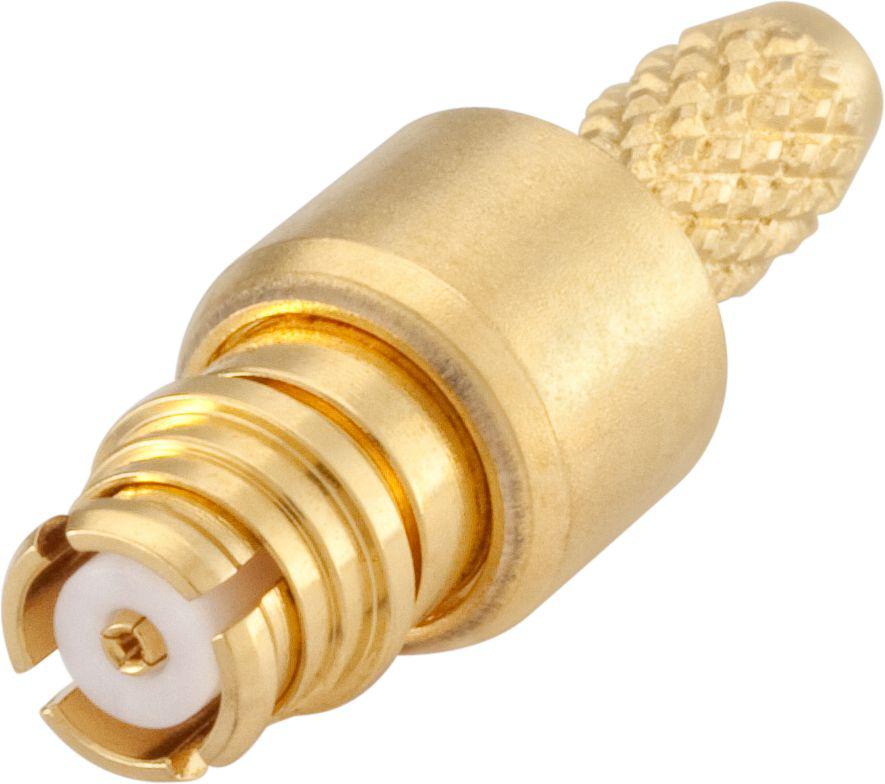 Rosenberger SMP Series, Plug Cable Mount SMP Connector, 50Ω, Crimp Termination, Straight Body