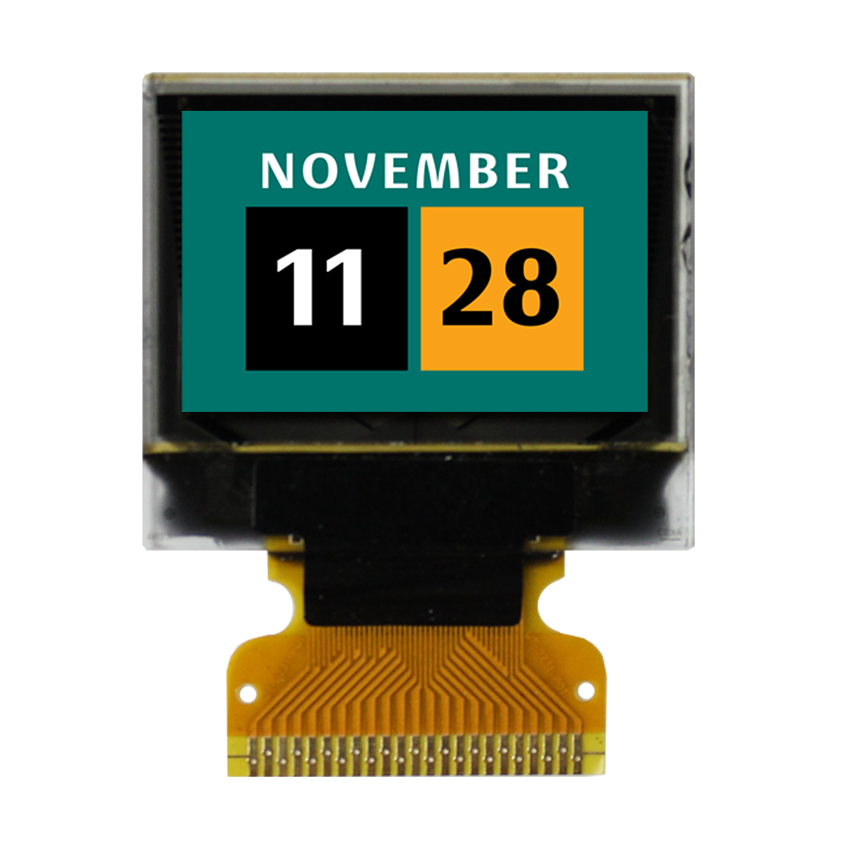 NEWHAVEN DISPLAY INTERNATIONAL 0.95in Blue, Green, Red Passive matrix OLED Display 96 x 64pixels PCB Mount Parallel,