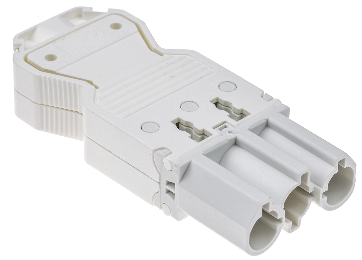 Wieland GST18i3 Series Mini Connector, 3-Pole, Male, Cable Mount, 20A, IP40