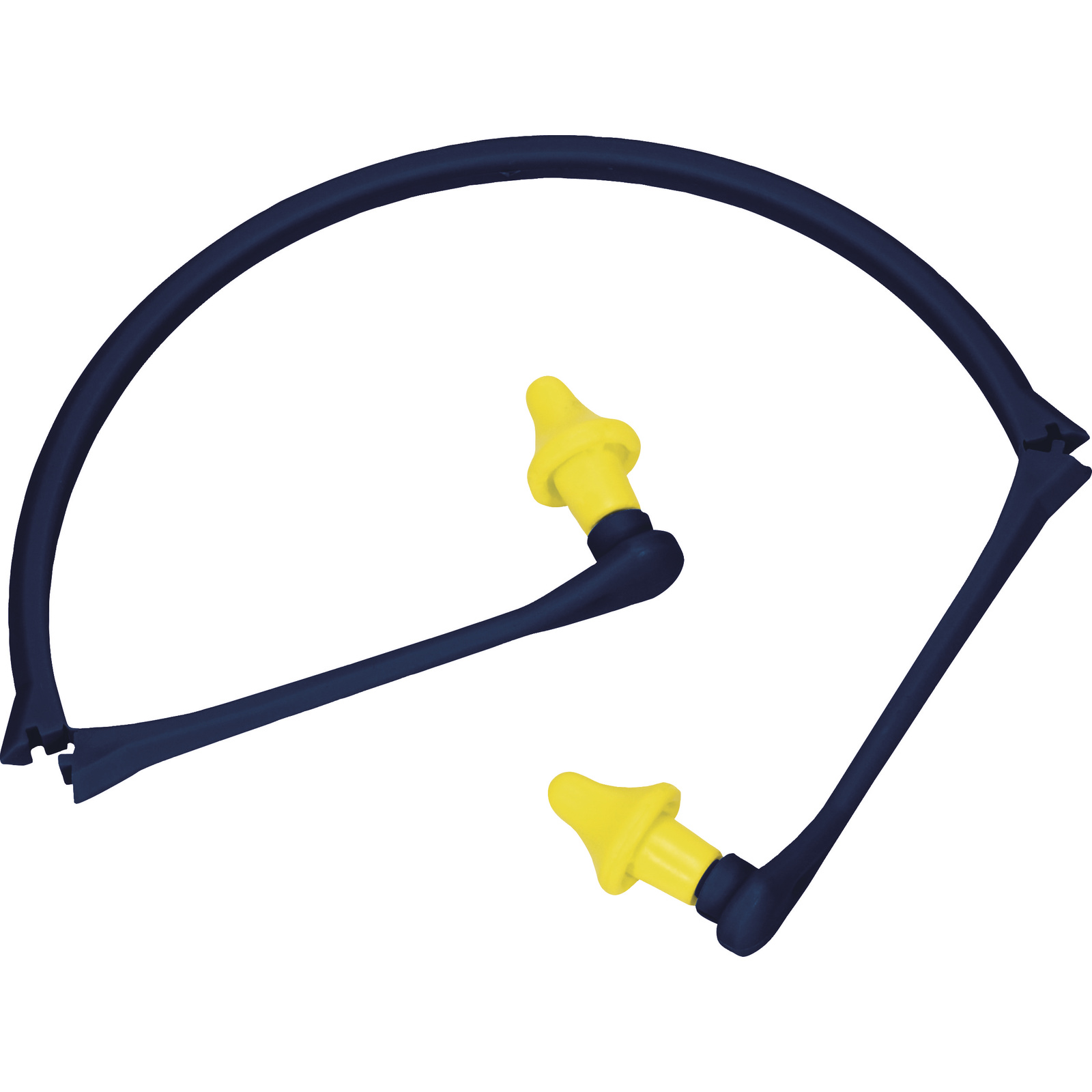 Delta Plus CONICAP01 Series Blue, Yellow Disposable Headband Ear Plugs, 28dB Rated