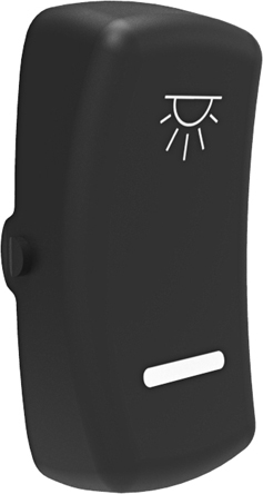 Carling Technologies, Rocker Switch Lens, Laser Etched Actuator, For Use With L Series Sealed Rocker Switches, White