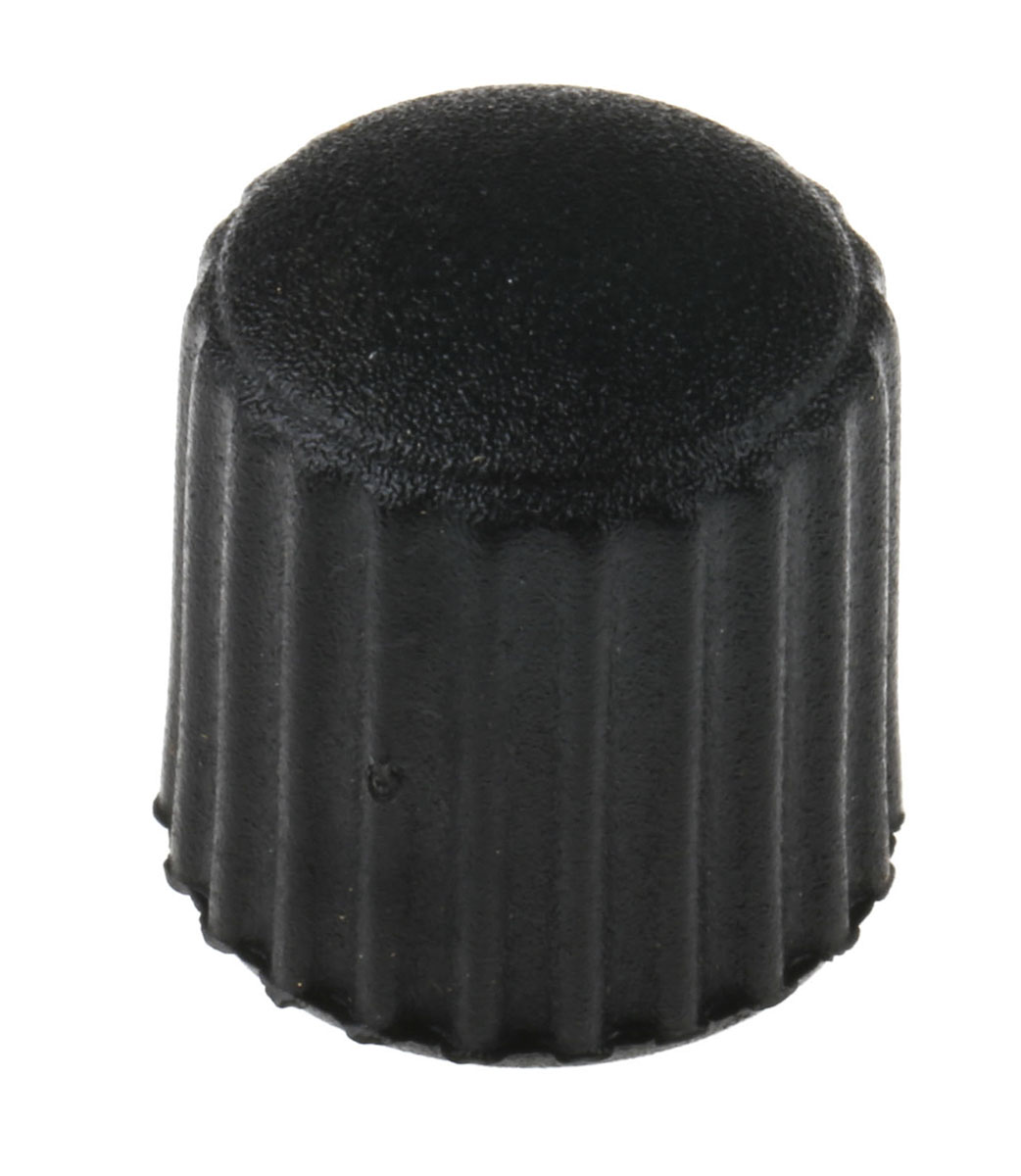 RS PRO Black Knurled Clamping Knob, M4, Threaded Hole