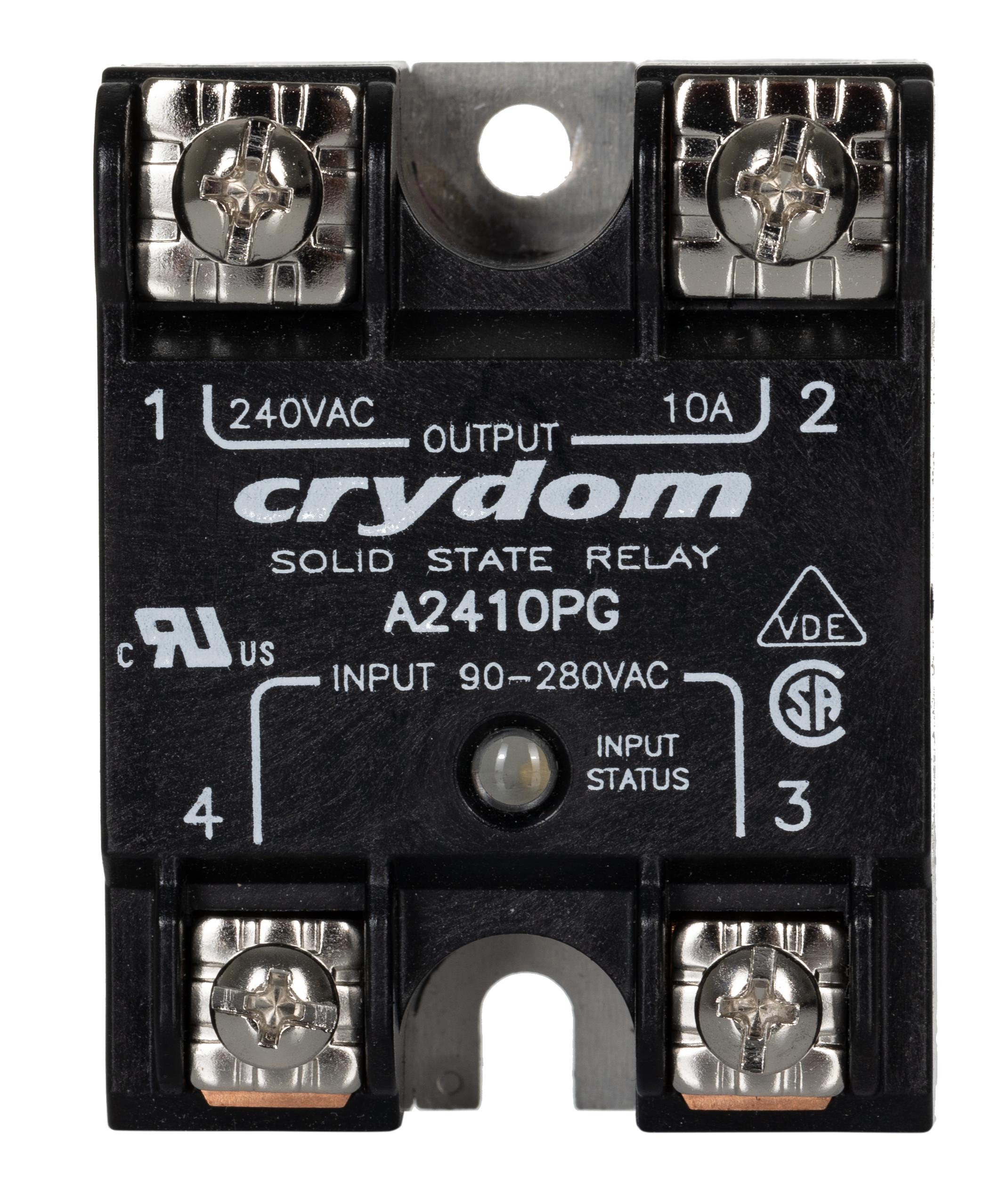 Sensata Crydom 1 Series Solid State Relay, 10 A Load, Panel Mount, 280 V rms Load, 280 V Control