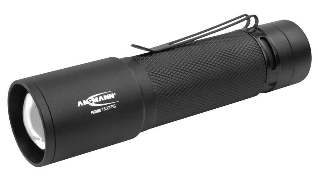Ansmann LED Torch Black 620 lm, 123 mm