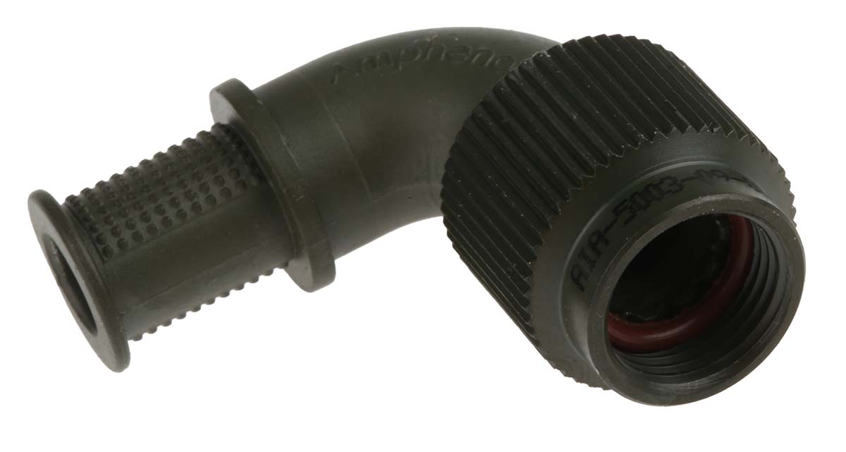 Amphenol Limited Right Angle Circular Connector Backshell, For Use With Mil-C-38999 Series III