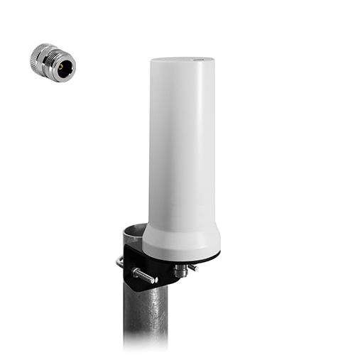 Siretta OSCAR40-PRO/5M/SMAM/S/LL/33-WHITE Round Multiband Antenna with SMA Male Connector, 5G (LTE)