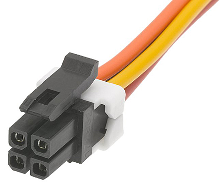 Molex 4 Way Female Micro-Fit TPA to 4 Way Female Micro-Fit TPA Wire to Board Cable, 300mm