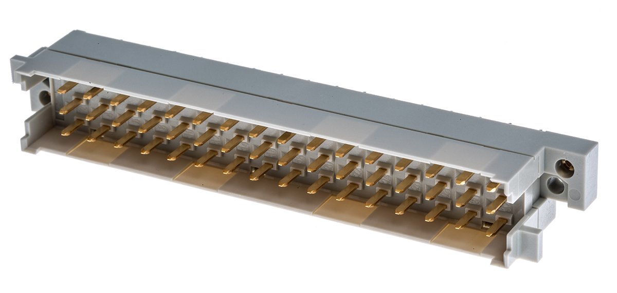 HARTING 09 06 48 Way 5.08mm Pitch, Type F Class C1, 3 Row, Straight DIN 41612 Connector, Plug