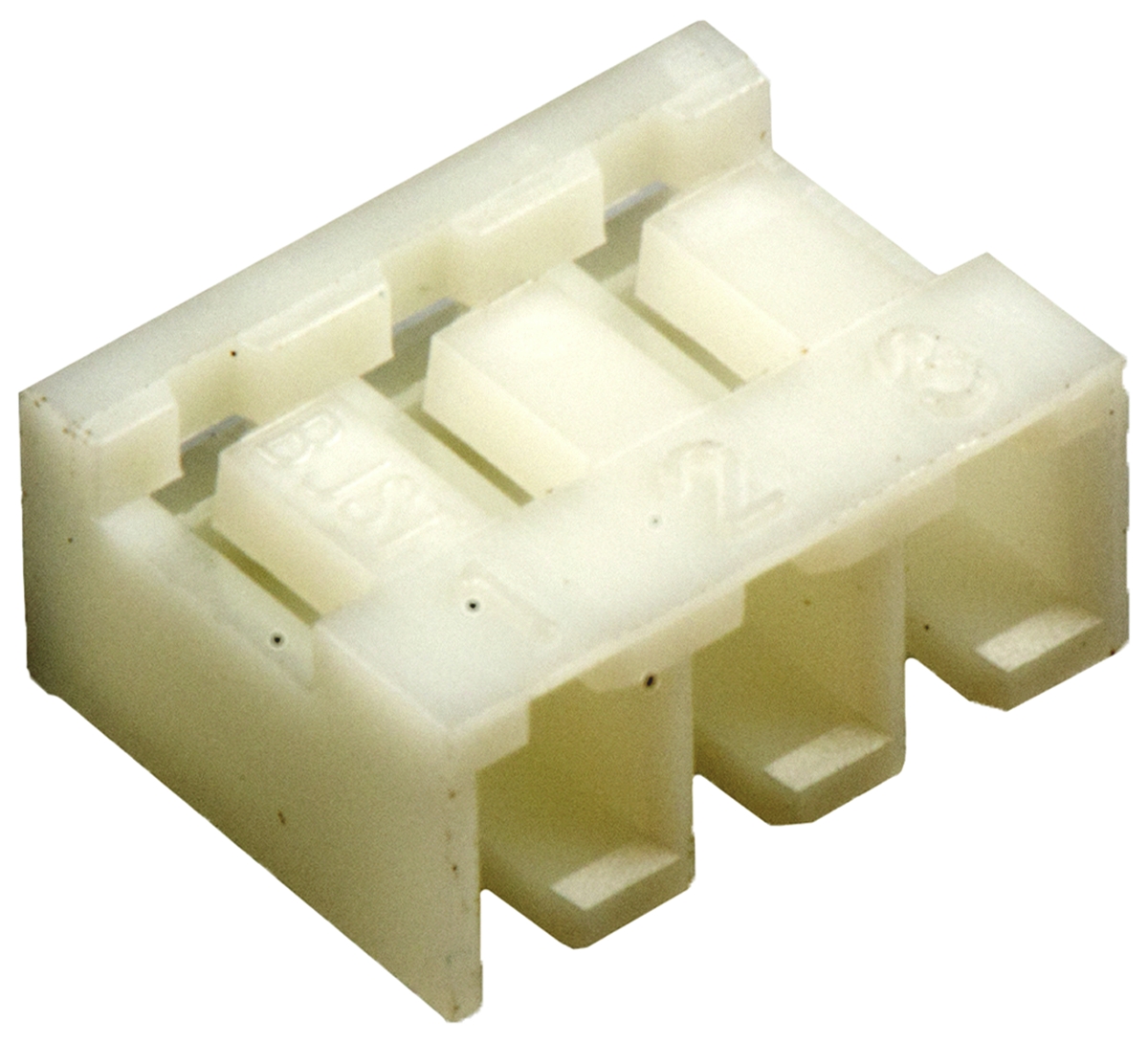 JST, SJN Male Connector Housing, 2mm Pitch, 3 Way, 1 Row Side Entry