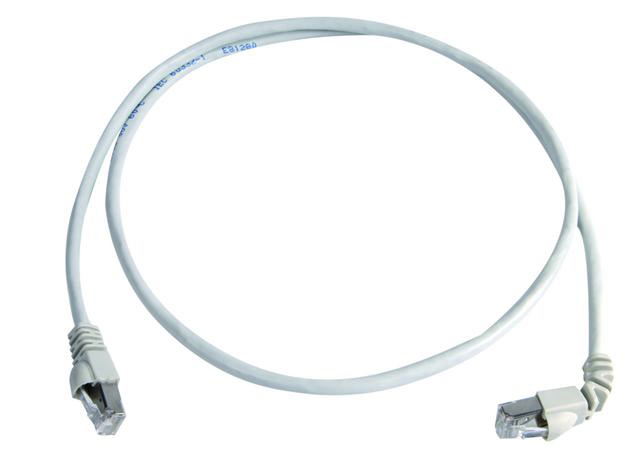Telegartner, 1m Cat6a, White RJ45 to Male RJ45 Male, S/FTP Shielded, Terminated LSZH Sheath