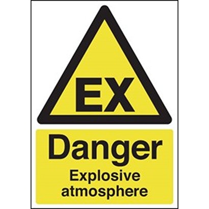 RS PRO Biological Hazard Hazard Warning Sign (English)