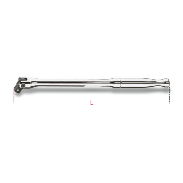 BETA 900M/35 1/4 in Hexagon Swivel Drive Metal Handle, 130 mm Overall